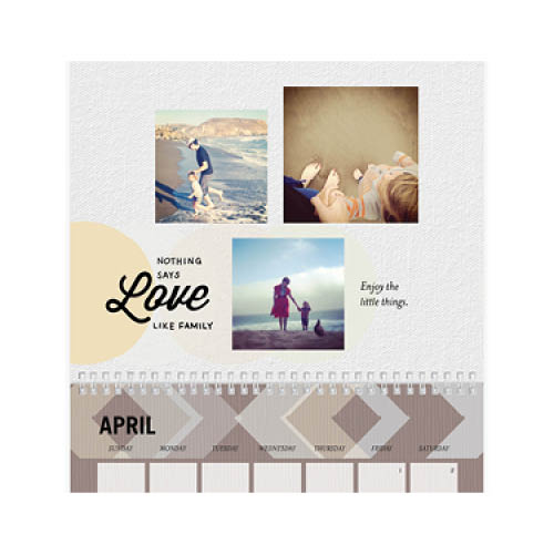 Familygram Calendar Wall Calendar, 8x11