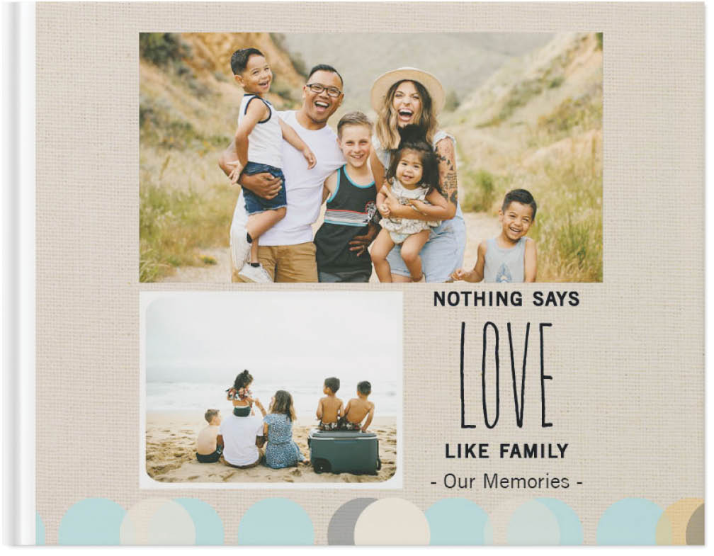 Family Favorites by Lure Design Photo Book, 8x11, Hard Cover - Glossy, PROFESSIONAL 6 COLOR PRINTING, Standard Pages