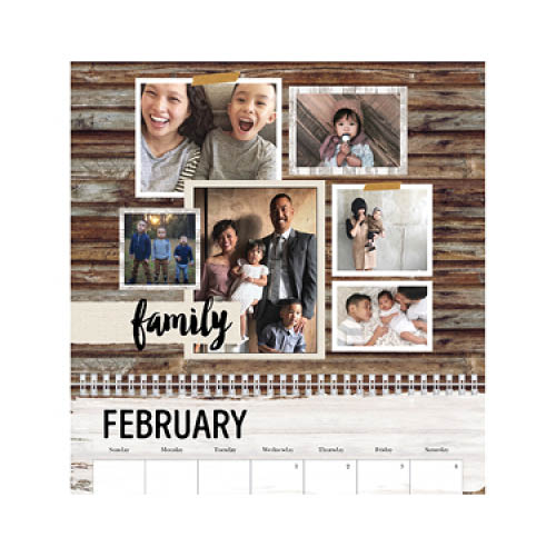 Rustic Farmhouse Calendar Wall Calendar, 8x11