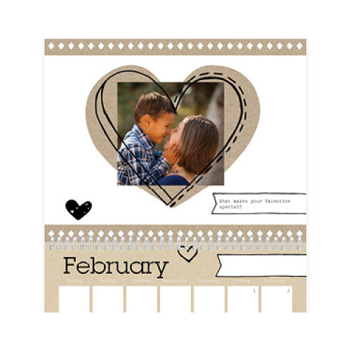 Scrapbook Moments Wall Calendar, 8x11