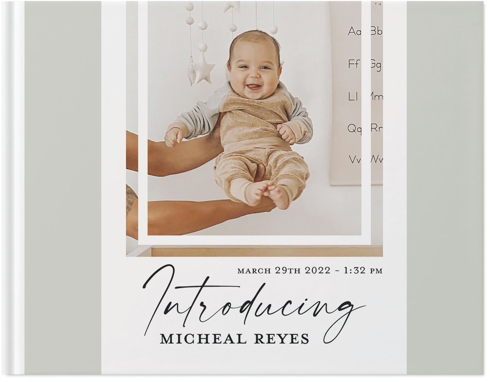 Baby's First Photo Book, 8x11, Hard Cover - Glossy, Standard Layflat