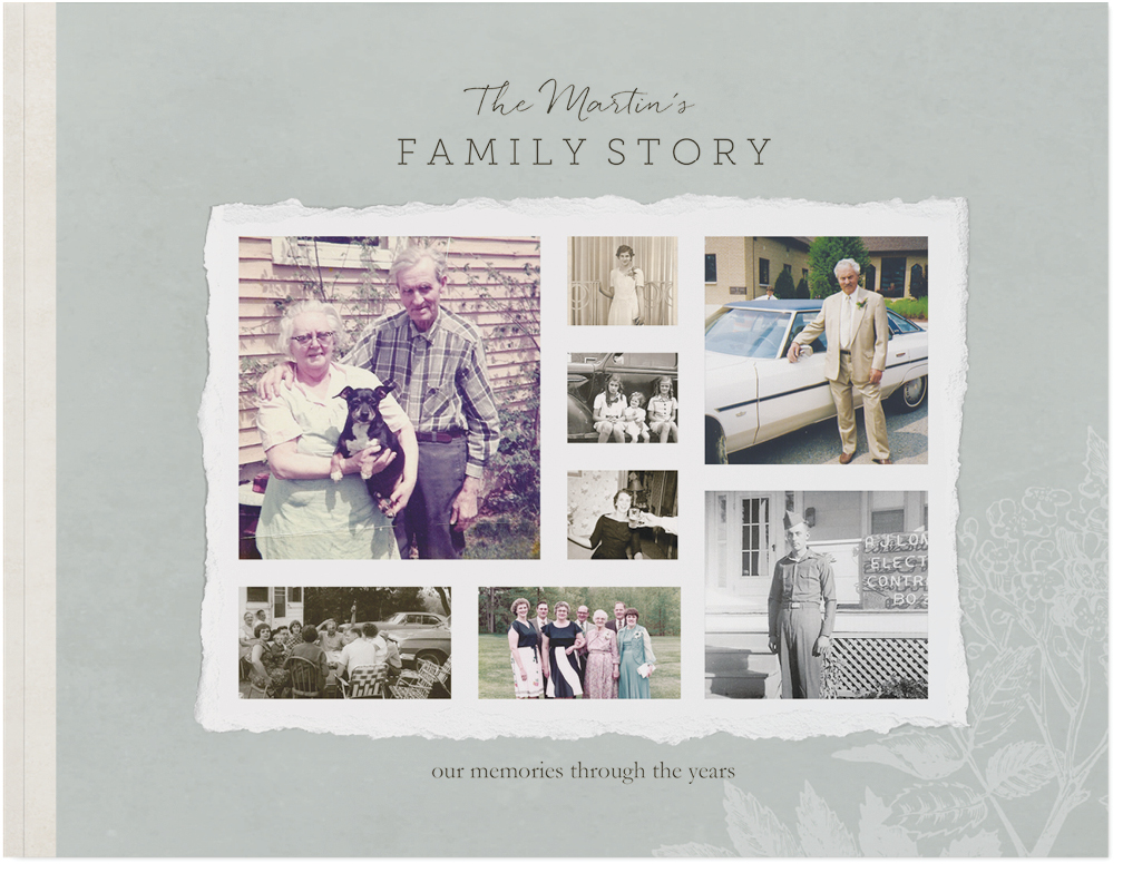 Heirloom Moments Photo Book, 8x11, Soft Cover, Standard Pages