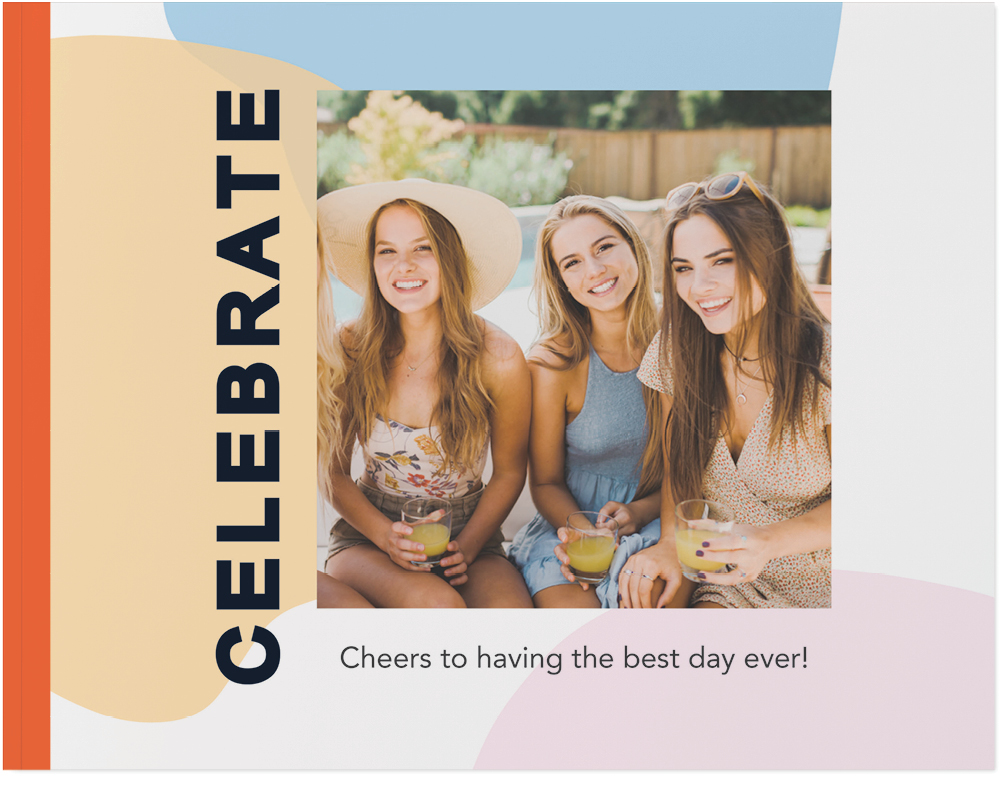 Modern Celebrations Photo Book, 8x11, Soft Cover, Standard Pages