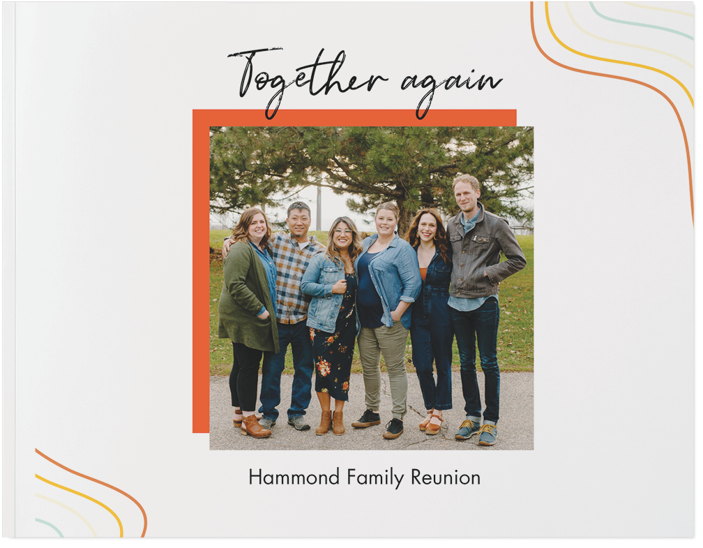 Together Again Photo Book, 8x11, Soft Cover, Standard Pages
