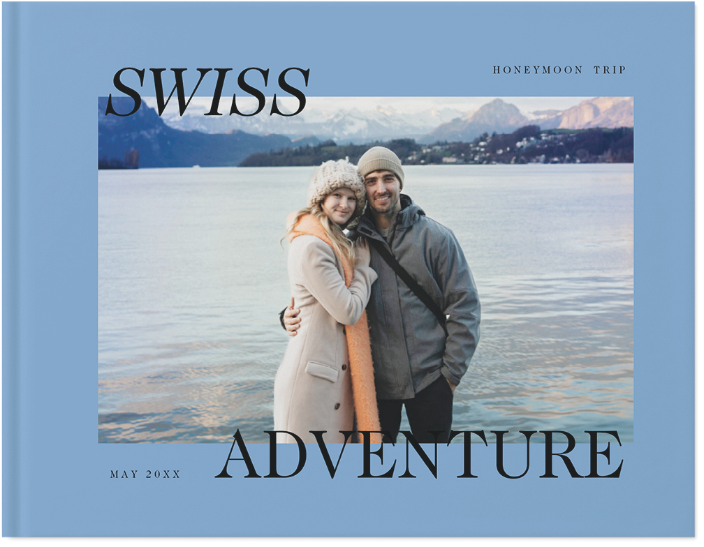 Travel Archives Photo Book, 8x11, Hard Cover - Glossy, Deluxe Layflat