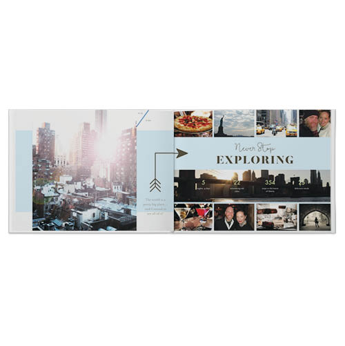 USA Travel Photo Book, 8x11, Soft Cover, Standard Pages