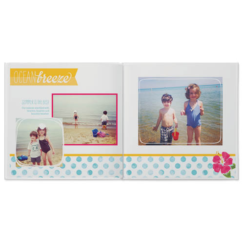 Endless Summer Photo Book, 12x12, Professional Flush Mount Albums, Flush Mount Pages