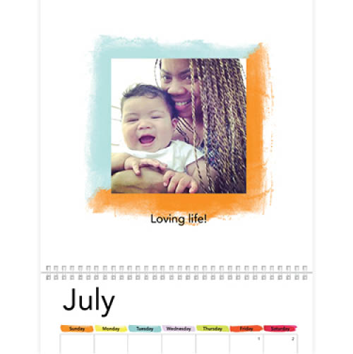 Everyday Happiness Calendar Wall Calendar, 12x12