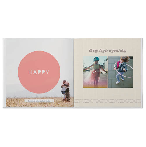 Everyday Sentiments Photo Book, 8x8, Professional Flush Mount Albums, Flush Mount Pages