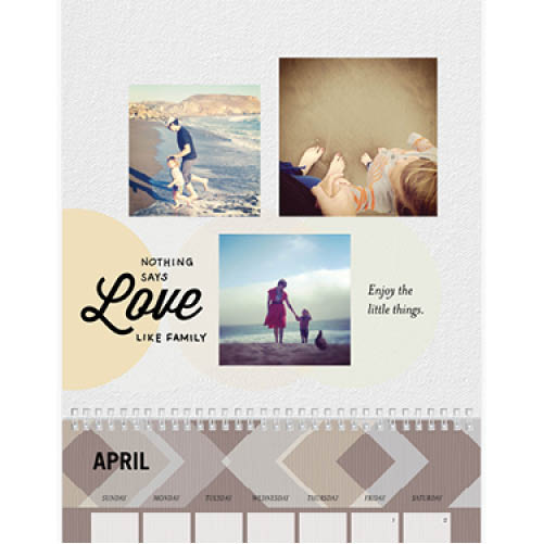 Familygram Calendar Wall Calendar, 12x12