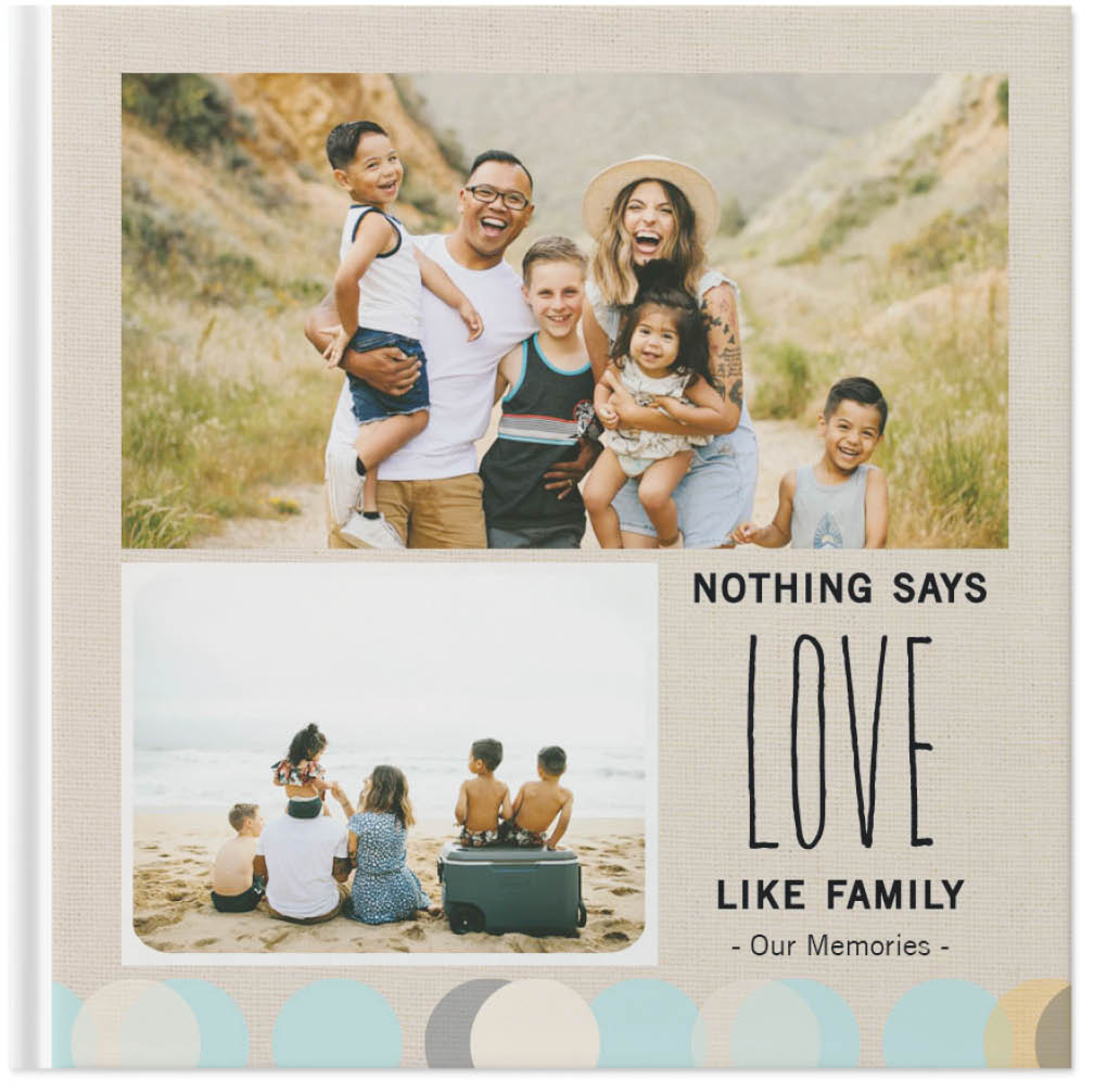 Family Favorites by Lure Design Photo Book, 8x8, Hard Cover - Glossy, PROFESSIONAL 6 COLOR PRINTING, Standard Layflat