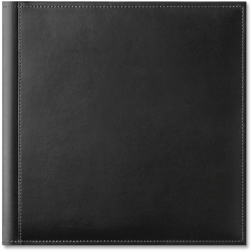 Everyday Chalkboard by Potts Design Photo Book, 10x10, Premium Leather Cover, Deluxe Layflat
