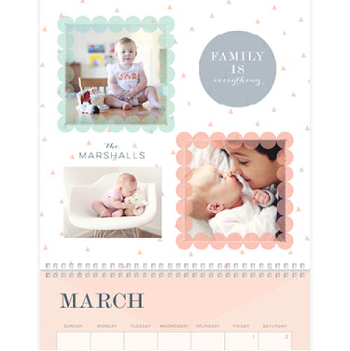 Precious Memories Wall Calendar, 12x12