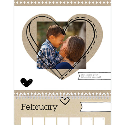 Scrapbook Moments Wall Calendar, 12x12