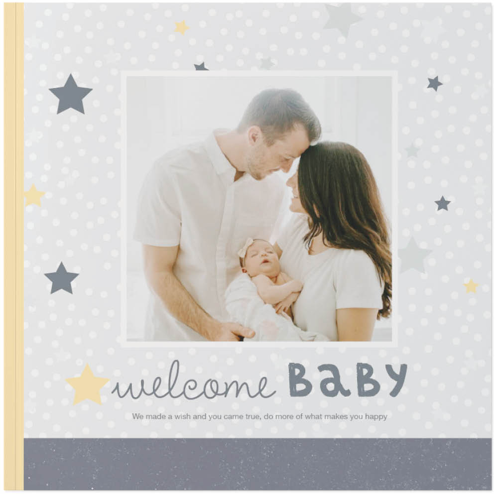 Classic Baby Photo Book, 10x10, Soft Cover, Standard Pages