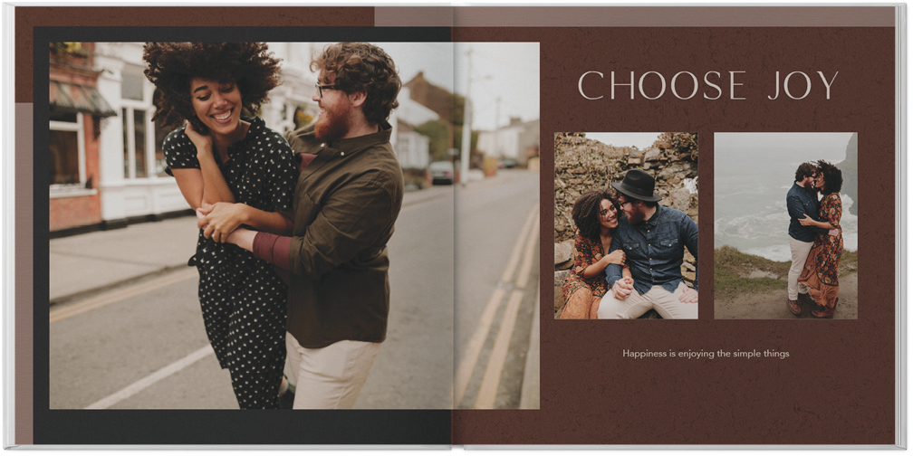 Modern Dark Neutrals 10x10 Photo Book Preview 2