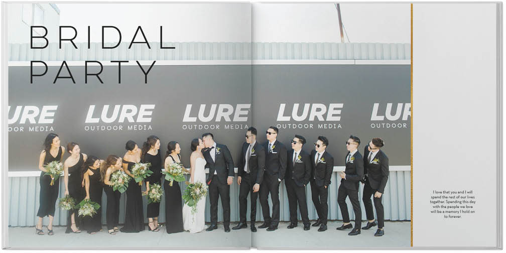 Modern Wedding Story 10x10 Photo Book Preview 3