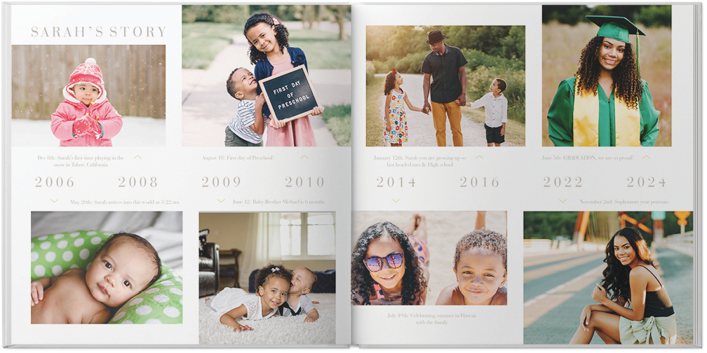 Through the Years 10x10 Photo Book Preview 5