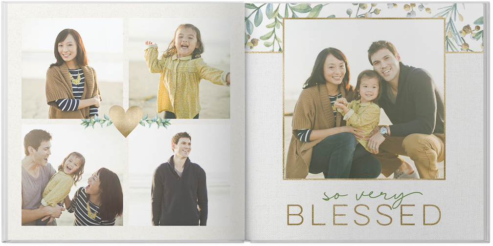 Watercolor Greenery by Sarah Hawkins Designs 10x10 Photo Book Preview 4