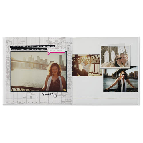 Travel Snapshots Photo Book, 12x12, Professional Flush Mount Albums, Flush Mount Pages